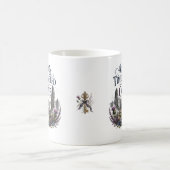 Schottische Highland-Zeitreise | Stehende Steine Kaffeetasse (Mittel)