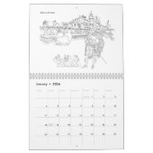 Schottische Highlander, Burgen und Hunde Kalender (Jan 2026)