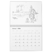 Schottische Highlander, Burgen und Hunde Kalender (Jan 2026)