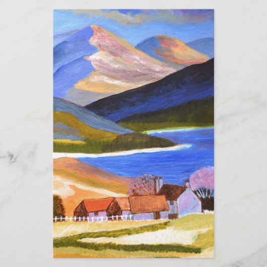 Schottische Highlands 2 Briefpapier (Vorderseite)