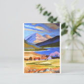 Schottische Highlands 2 Postkarte (Stehend Vorderseite)