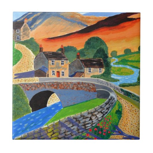 Schottische Highlands 3 Fliese (Vorderseite)