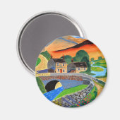 Schottische Highlands 3 Magnet (Vorderseite/Rückseite)