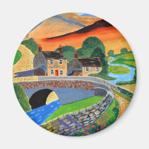 Schottische Highlands 3 Magnet