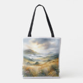 Schottische Highlands-Ästhetik, Monogramm Modern Tasche (Rückseite)