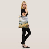 Schottische Highlands-Ästhetik, Monogramm Modern Tasche (Am Model)