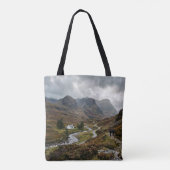 Schottische Highlands-Ästhetik, Monogramm Modern Tasche (Rückseite)