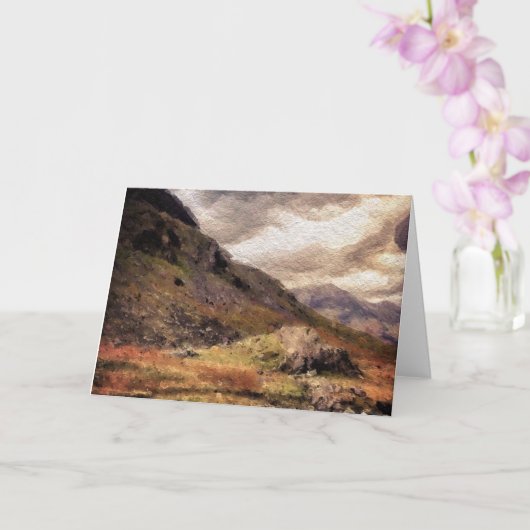 Schottische Highlands Karte (Orchidee)