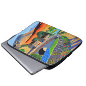 Schottische Highlands Laptopschutzhülle (Vorne Knopf)