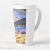 Schottische Highlands-Latte-Tasse Milchtasse (Rechte Ecke)