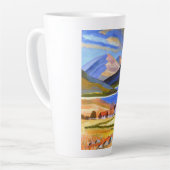 Schottische Highlands-Latte-Tasse Milchtasse (Linke Ecke)