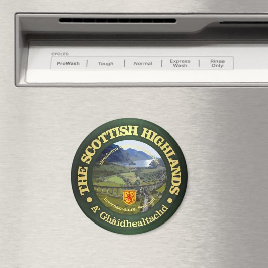 Schottische Highlands Magnet (In Situ (Geschirrspüler))
