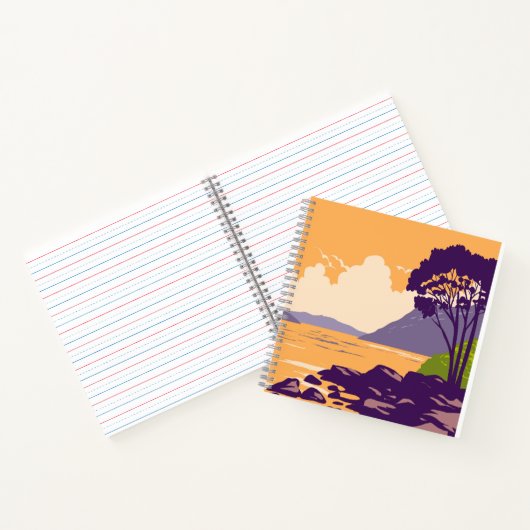 Schottische Highlands Notizblock (Innenseite)