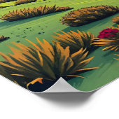 Schottische Highlands Poster (Ecke)