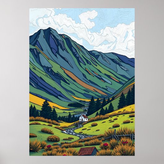 Schottische Highlands Poster (Vorne)