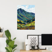Schottische Highlands Poster (Heimbüro)