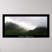 Schottische Highlands Poster (Vorne)
