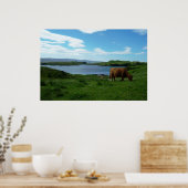 Schottische Highlands Poster (Küche)