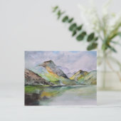 Schottische Highlands Postkarte (Stehend Vorderseite)