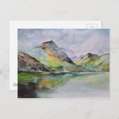 Schottische Highlands Postkarte (Vorne/Hinten)