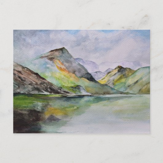 Schottische Highlands Postkarte (Vorderseite)