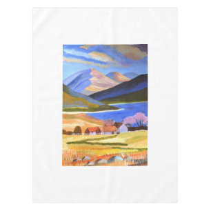 Schottische Highlands-Tischdecke Tischdecke