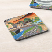 Schottische Highlands Untersetzer (Linke Seite)