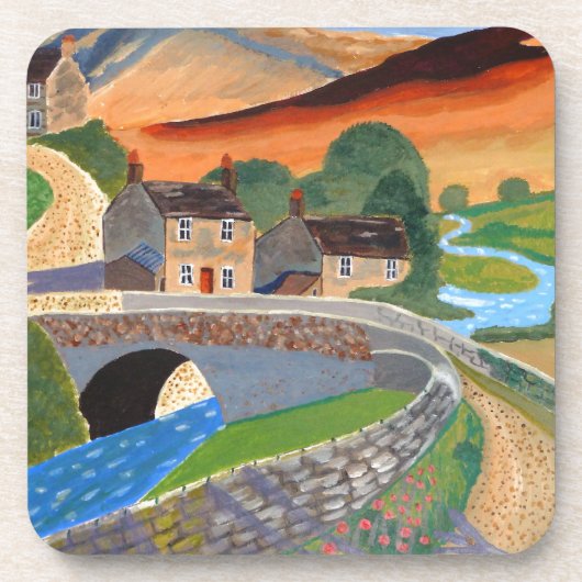 Schottische Highlands Untersetzer (Vorderseite)