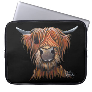 Schottische Hochland-Kuh "BRUCE" Laptop-Hülse Laptopschutzhülle