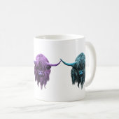 Schottische Hochland-Kuh Kaffeetasse (VorderseiteRechts)