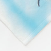 Schottische Hochland-Kuh-Malerei Fleecedecke (Ecke)