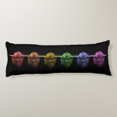 Schottische Hochland-Kuh Seitenschläferkissen (Rückseite)