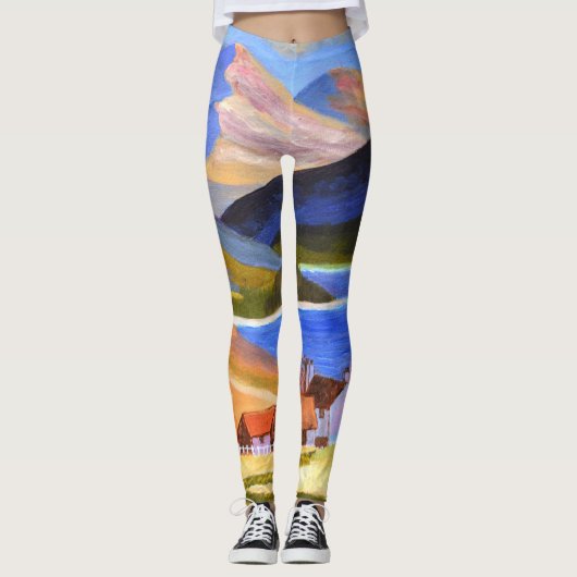 Schottische Hochland-Leggings Leggings (Vorderseite)