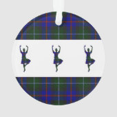 Schottische Hochland-Tänzer doppelseitig Ornament (Rückseite)