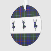 Schottische Hochland-Tänzer doppelseitig Ornament (Vorderseite)