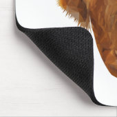 Schottische Hochland-Vieh-Schottland-Tier-Kuh Mousepad (Ecke)