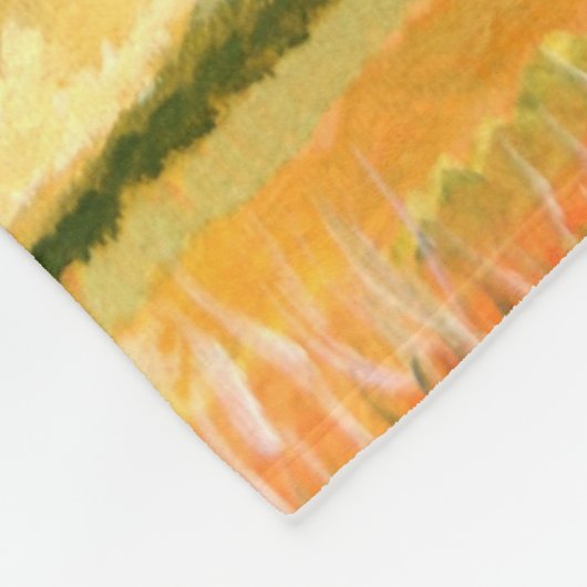 Schottische Hochlandfleece-Decke Fleecedecke (Ecke)