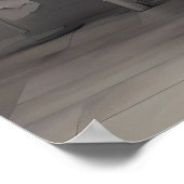 Schottische Hochlandkuh Bad Hillarious Wall Art Poster (Ecke)