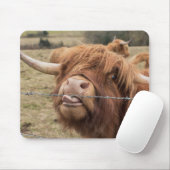 Schottische Hochlandkuh Mousepad (Mit Mouse)