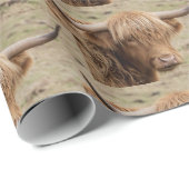 Schottische Hochlandkuhverpackung Geschenkpapier (Rolleneckpunkt)