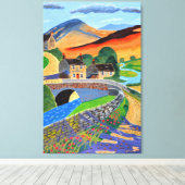 Schottische Hochlandkunst Leinwand (Insitu (Holzboden))