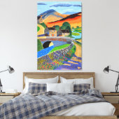 Schottische Hochlandkunst Leinwand (Insitu (Schlafzimmer))