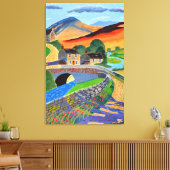 Schottische Hochlandkunst Leinwand (Insitu (Wohnzimmer))