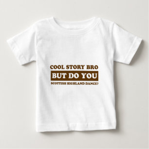 Schottische Hochlandtanz Entwürfe Baby T-shirt