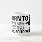 Schottische Hochlandtanzenentwürfe Kaffeetasse (Mittel)