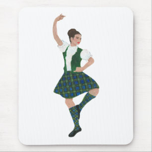 Schottische Hochlandtänzerin Campbell Mousepad