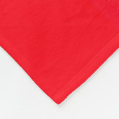 Schottische Hundedame mit Schirm Fleecedecke (Ecke)
