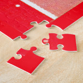 Schottische Hundedame mit Schirm Puzzle (Seite)