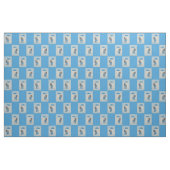 Schottische Hundedame mit Schirmprint Stoff (Fat Quarter (45,7 x 55,9 cm))