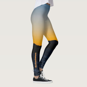 Schottische Insel-Sonnenaufgang-Leggings Leggings
